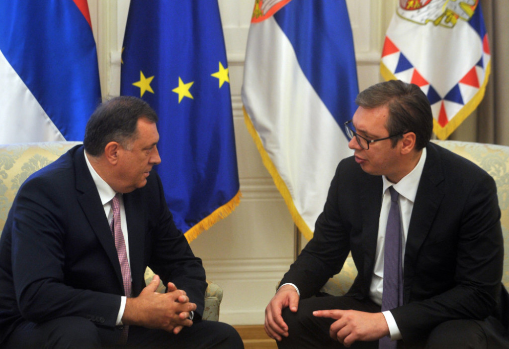 Aleksandar Vučić i Milorad Dodik