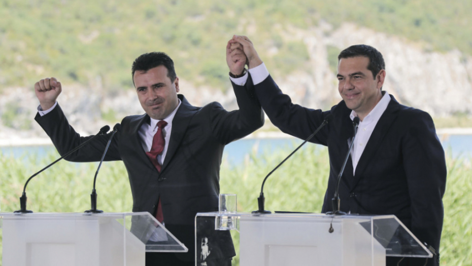 Aleksis Cipras i Zoran Zaev