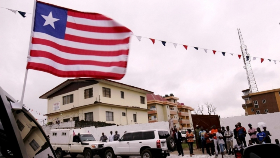 Liberija, zastava