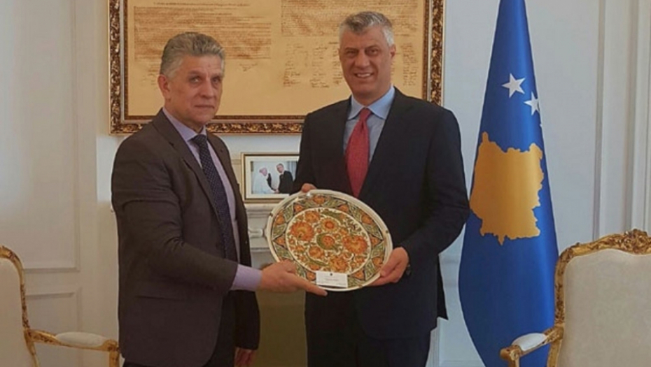 Sulejman Ugljanin i Hašim Tači