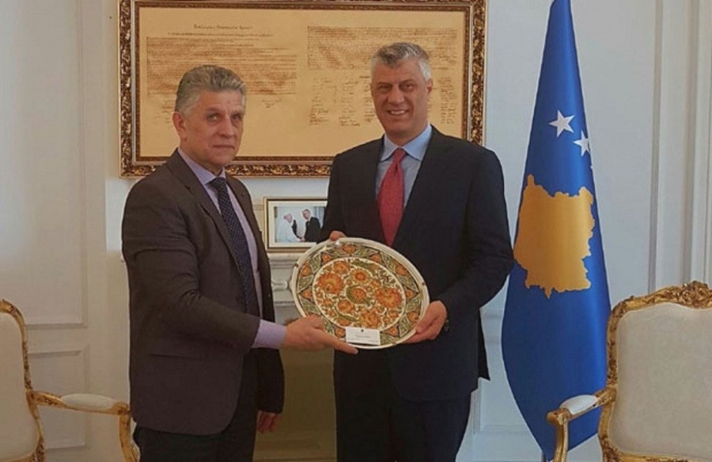 Sulejman Ugljanin i Hašim Tači