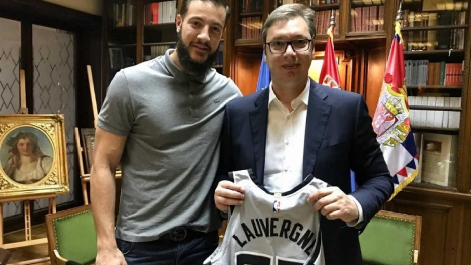 Aleksandar Vučić i Žofri Lovernj