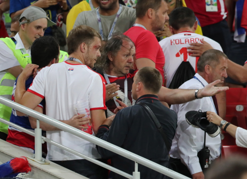 Tuča na stadionu u Moskvi