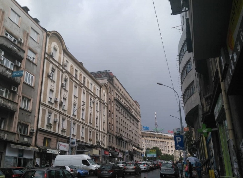 Beograd, kiša, nevreme, oblačno