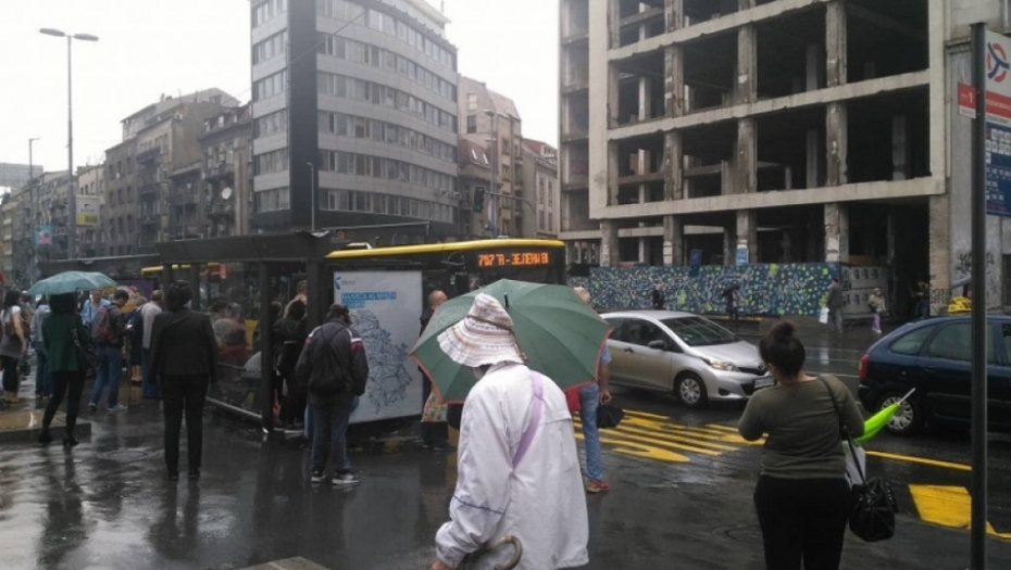 Beograd, kiša, nevreme, oblačno