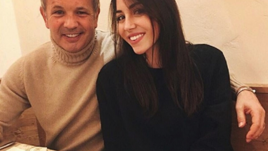 Siniša Mihajlović sa ćerkom