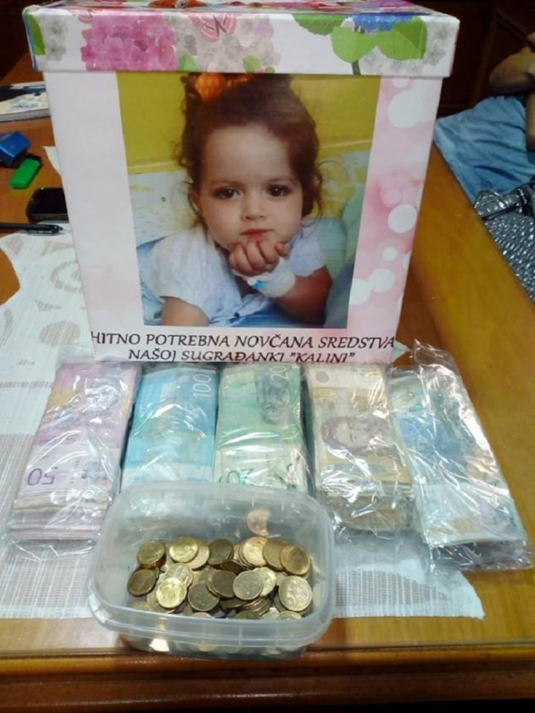 Akcija pomoći maloj Kalini