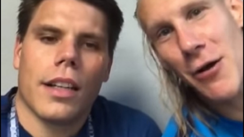 Domagoj Vida i Ognjen Vukojević