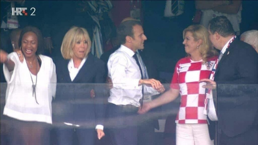 Emanuel Makron i Kolinda Grabar-Kitarović