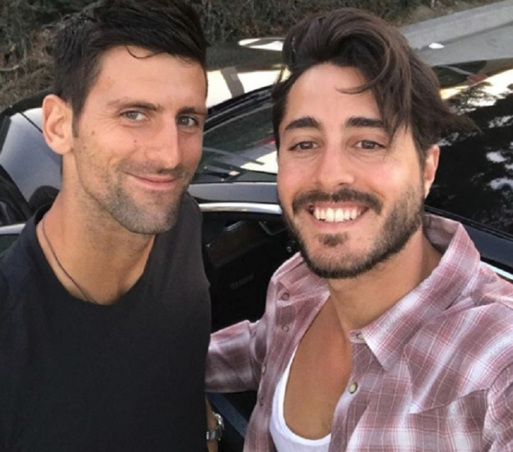 Novak Đoković i Mark Stilitano