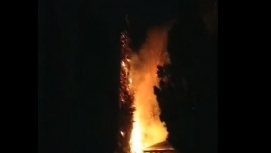 Požar na groblju u Hrvatskoj