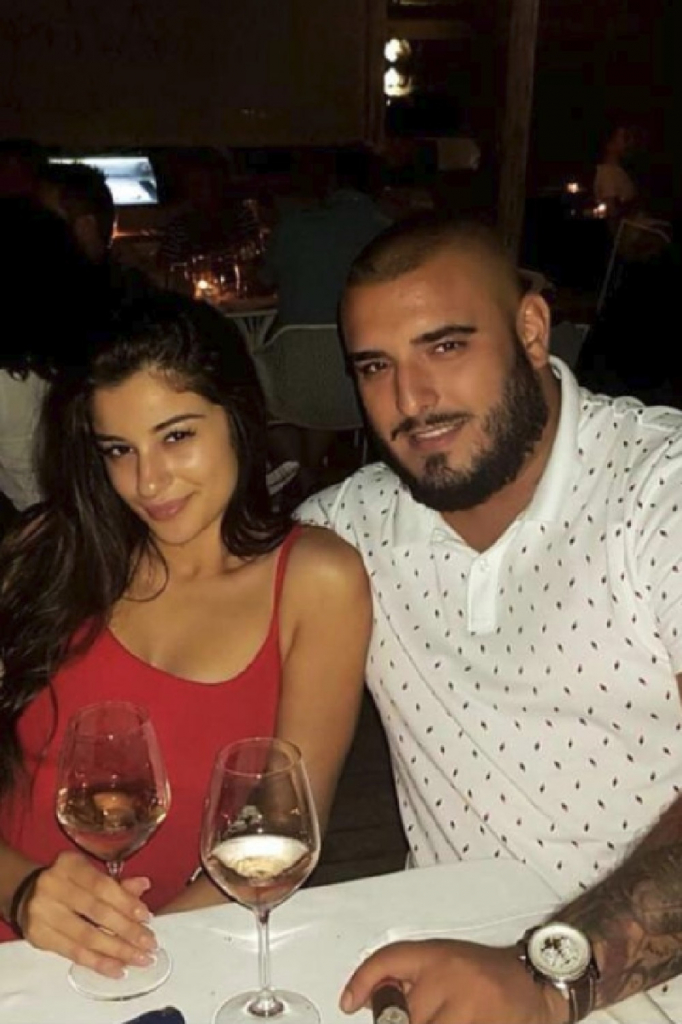 Darko Lazić sa devojkom