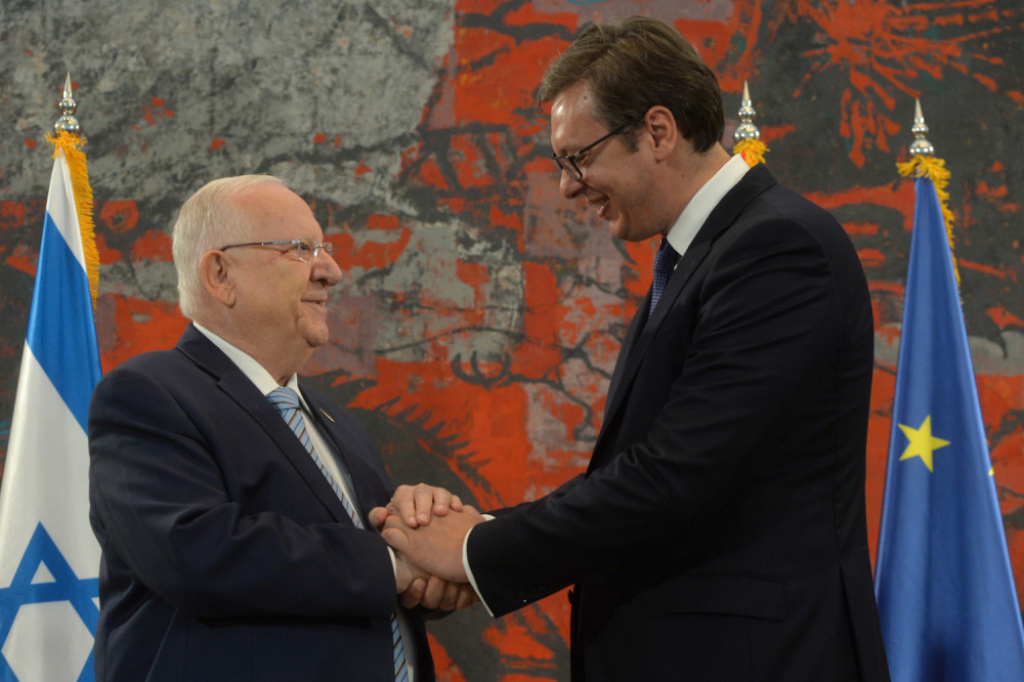 Aleksandar Vučić i Ruven Rivlin