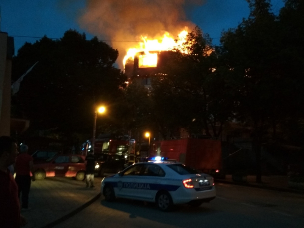 Izgoreo hotel Partizan u Niškoj Banji