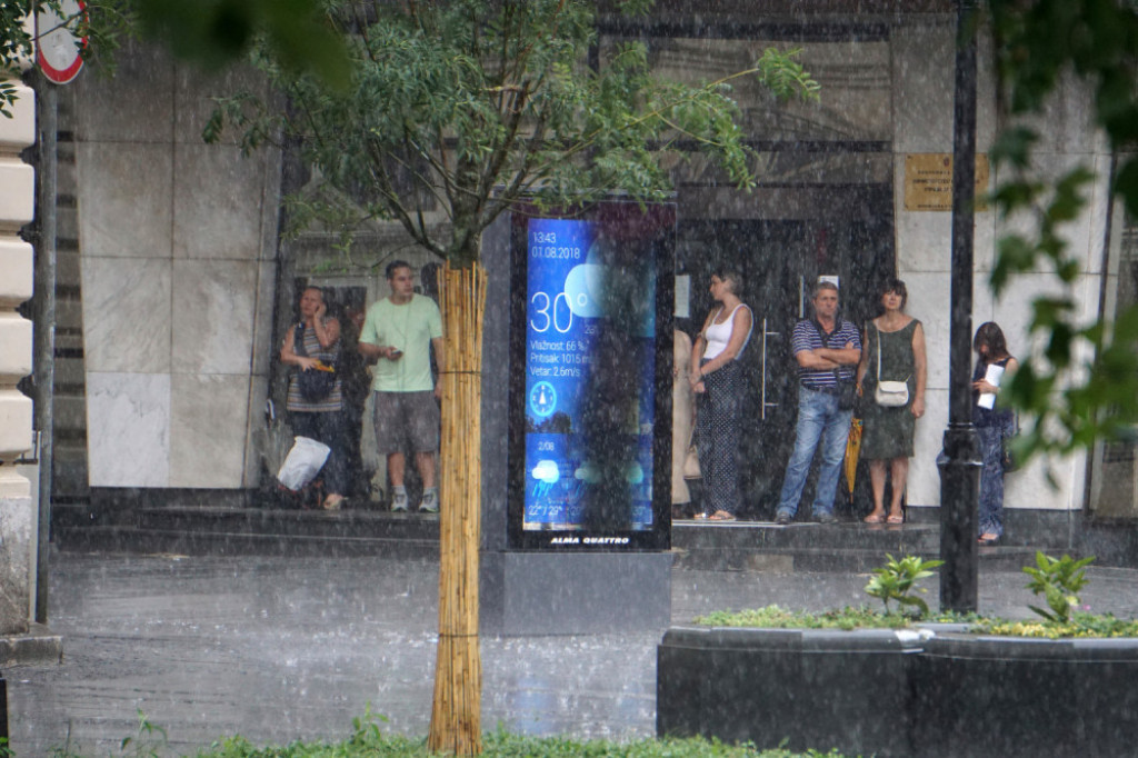 Kiša pljusak nevreme