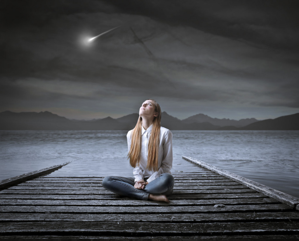 Zvezde, Nebo, Zvezda PAdalica, pun mesec