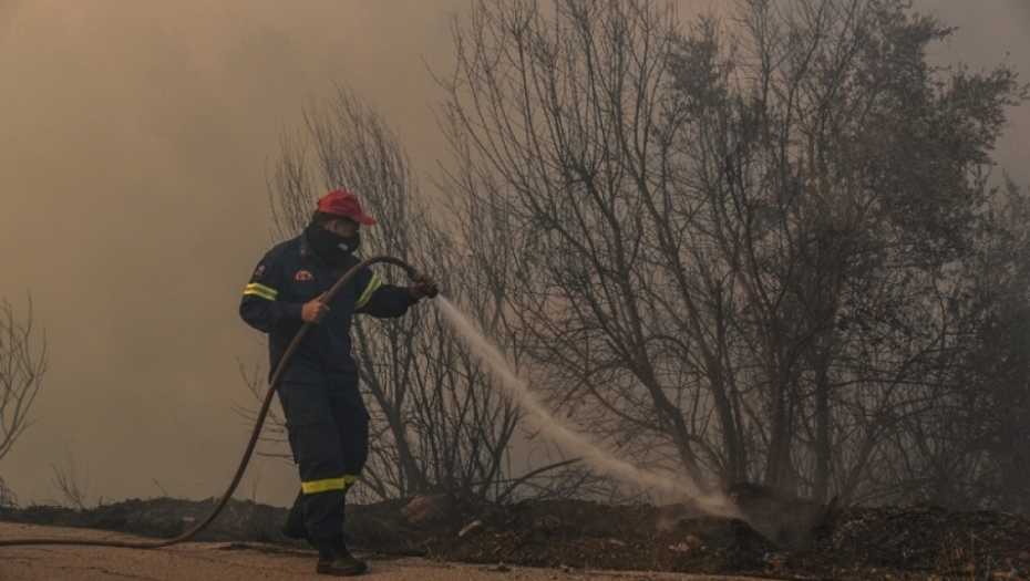 Evija, Grčka, požari, požar