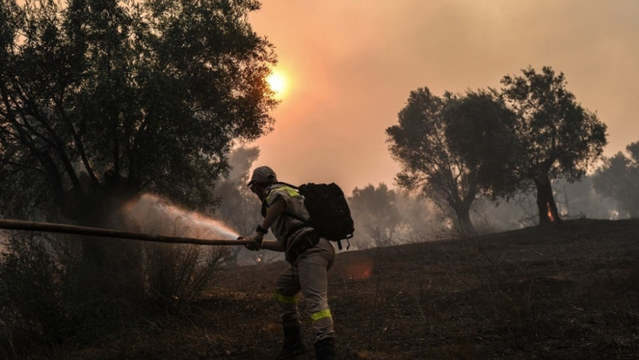Evija, Grčka, požari, požar