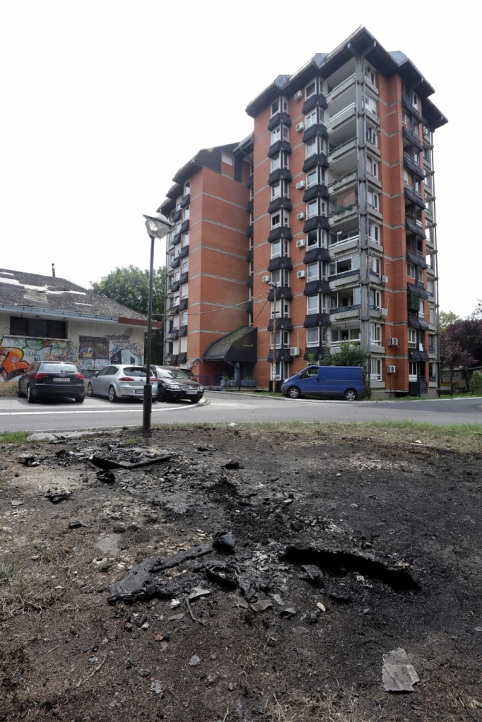 Mesto eksplozije u Galenici