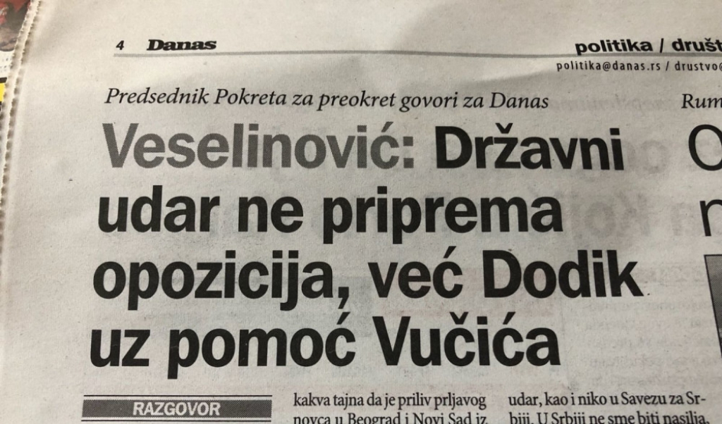 Optužbe Janka Veselinovića