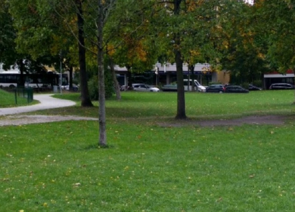 Hans Lehner park, mesto gde je upucan Srbin