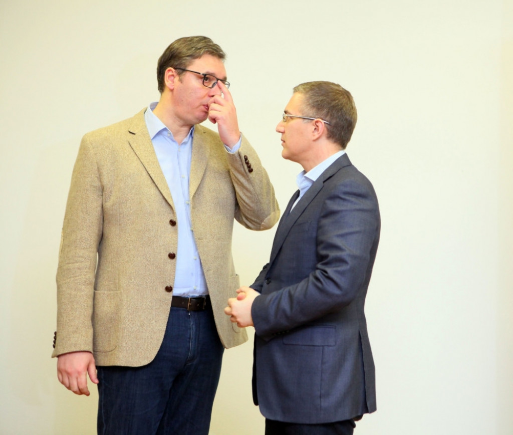 Aleksandar Vučić i Nebojša Stefanović