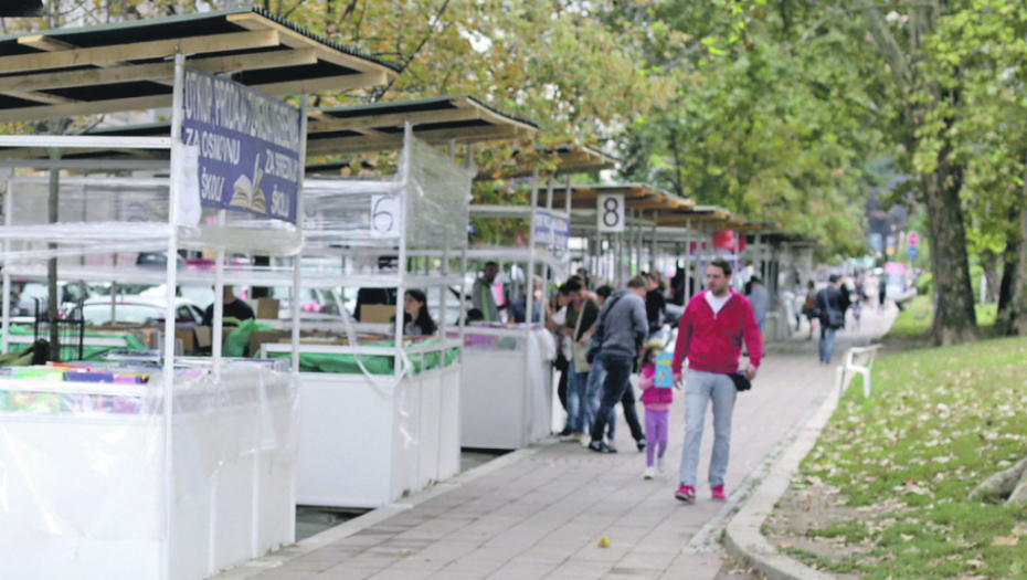 Bazar knjiga u Kosovskoj ulici