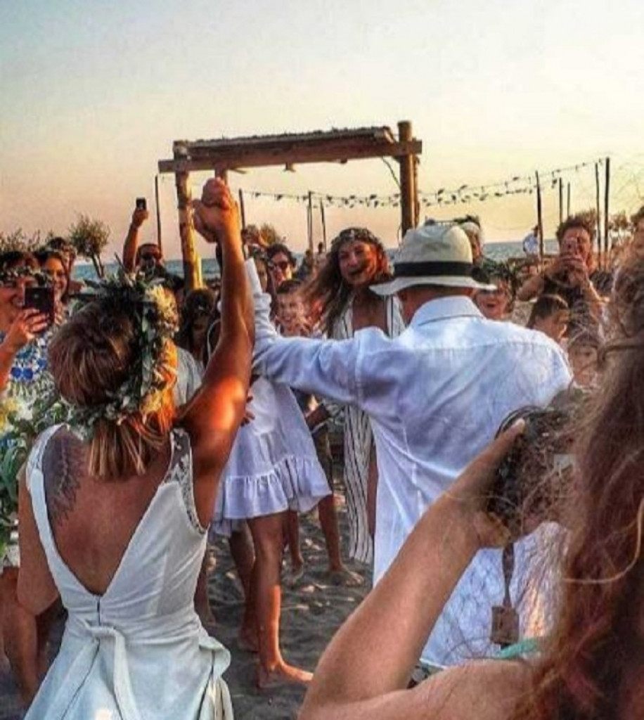 Mateja Kežman i Tara &Scaron;umonja na venčanju