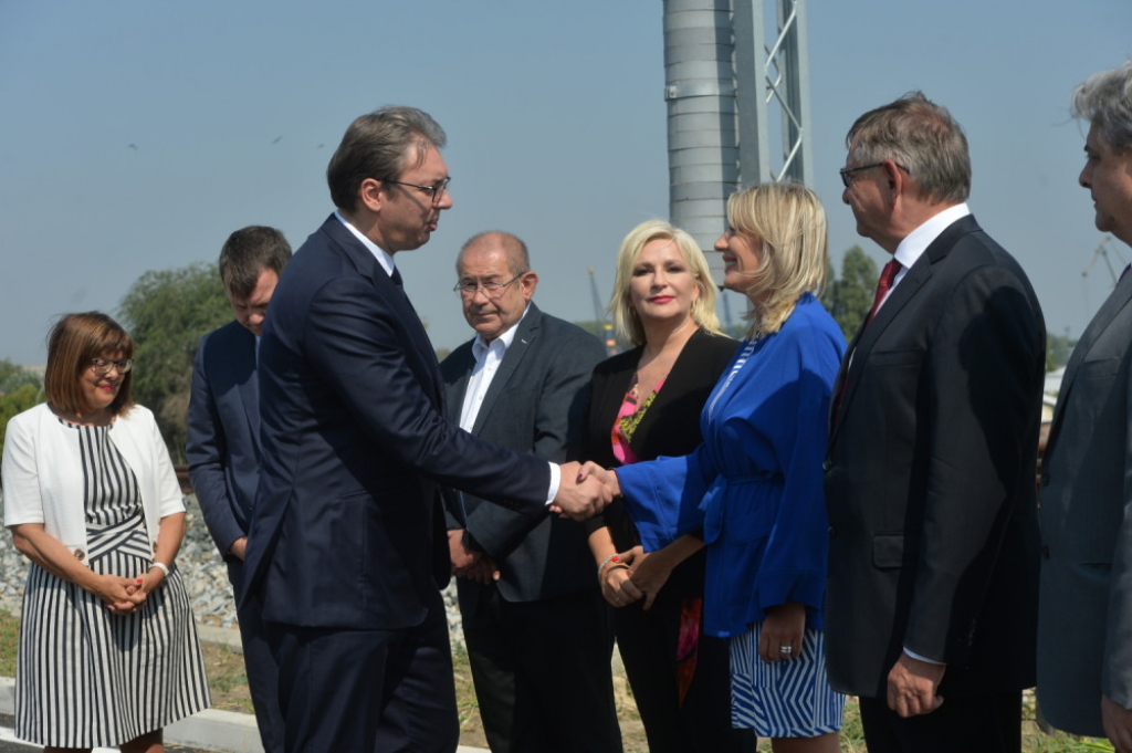 Aleksandar Vučić, svečano otvaranje Žeželjevog mosta