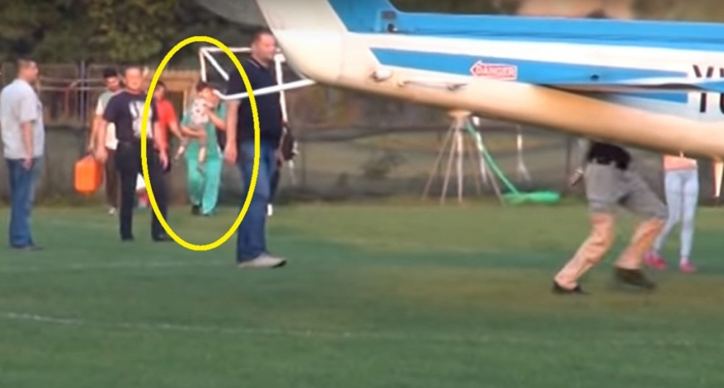 Malog Du&scaron;ana unose u helikopter