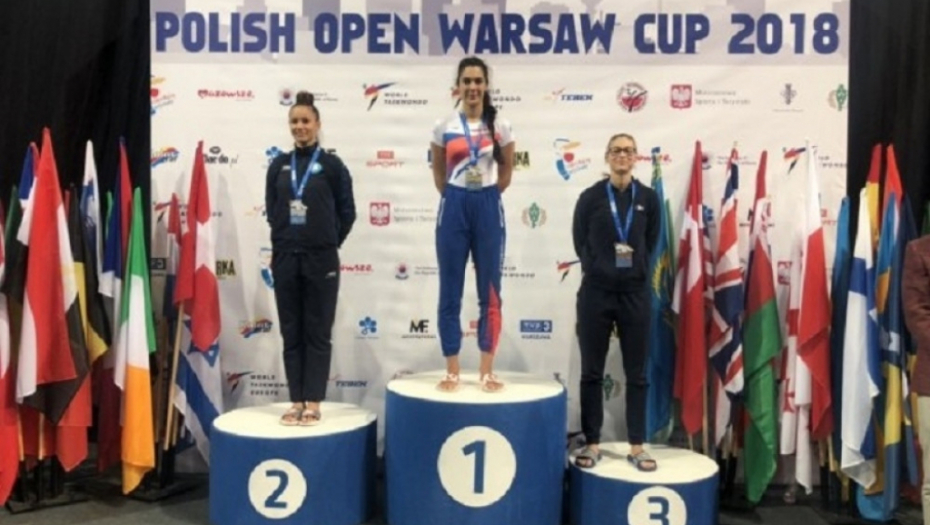Milica Mandić sa zlatnom medaljom na turnirru u Varšavi