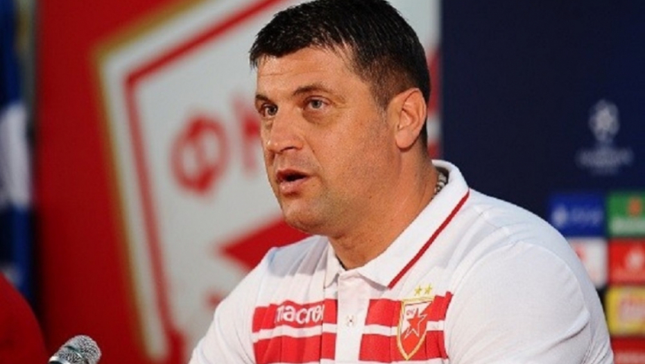 Trener Crvene zvezde Vladan Milojević 