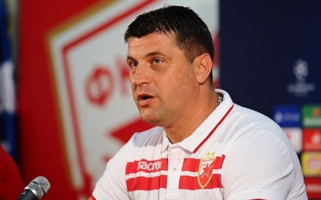 Trener Crvene zvezde Vladan Milojević 