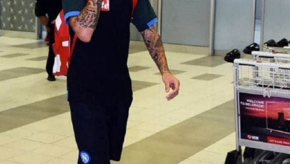 Marek hamšik i Dejan Savić u pozadini