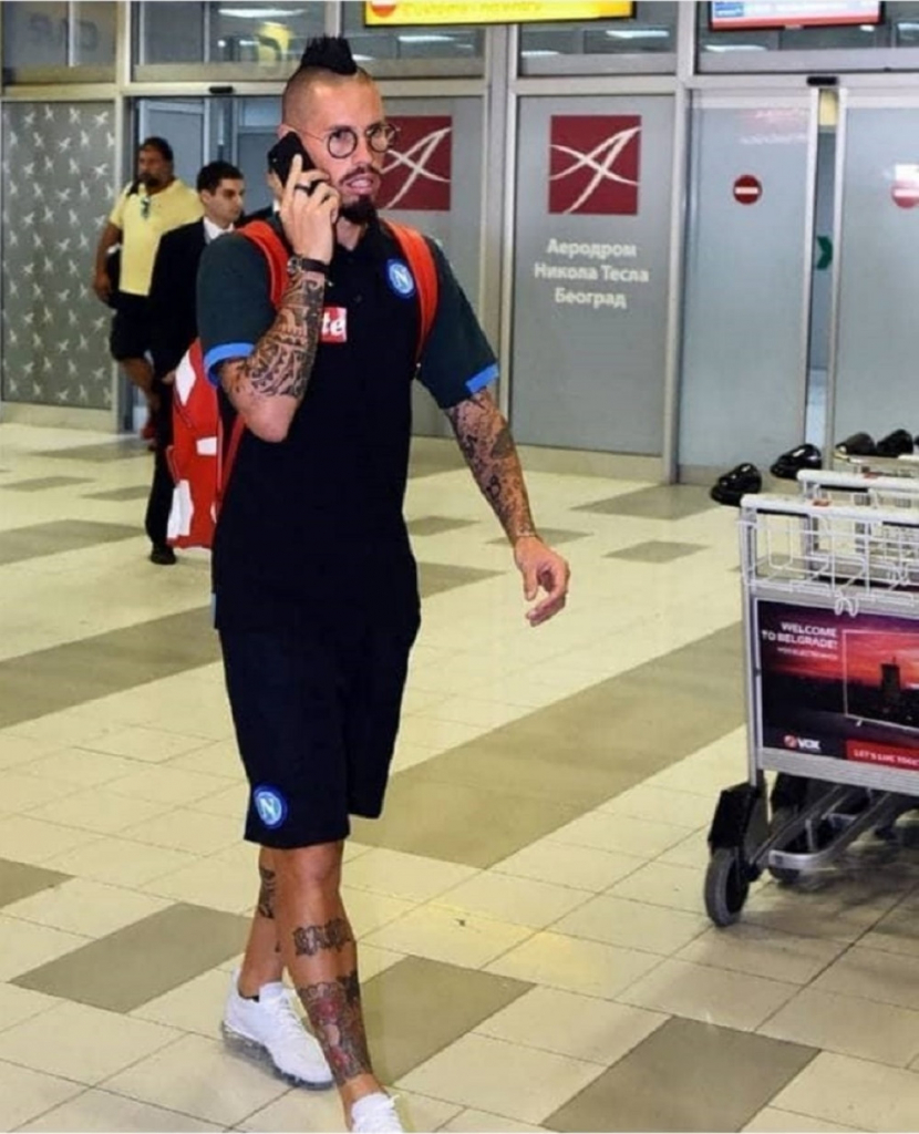 Marek hamšik i Dejan Savić u pozadini