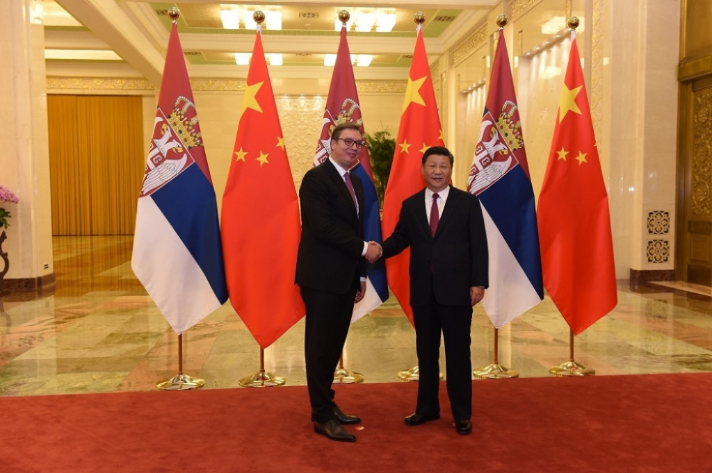 Aleksandar Vučić i Si Đinping
