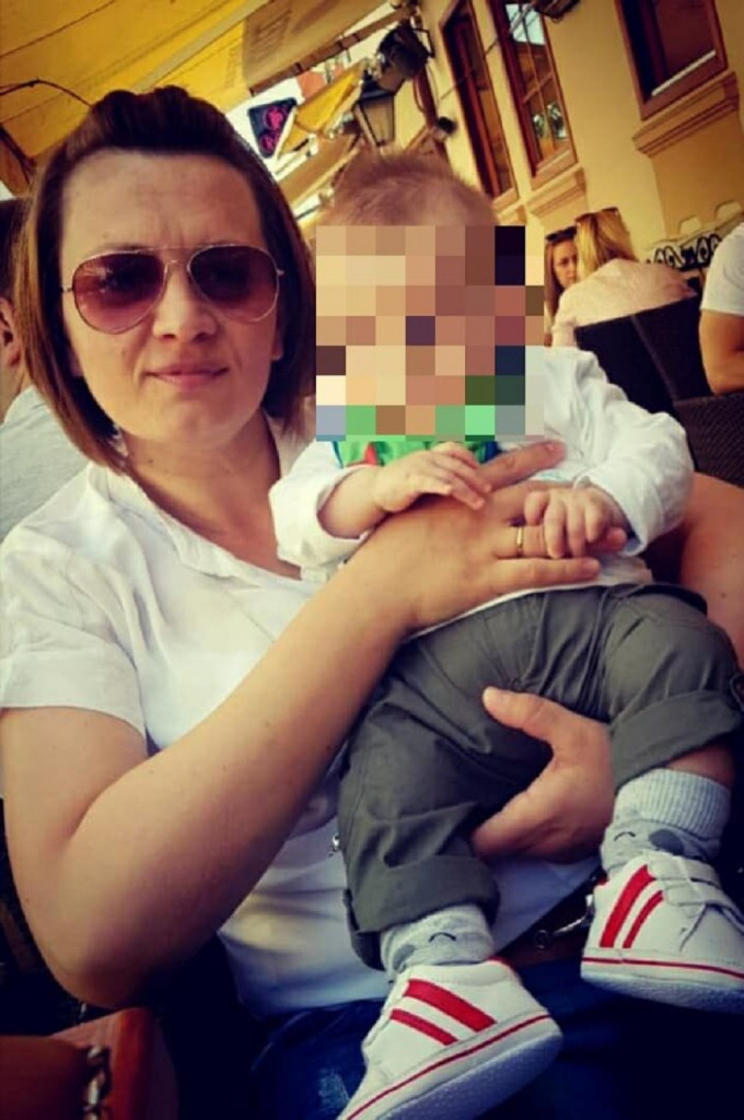 Ljiljana Moharić sa bebom
