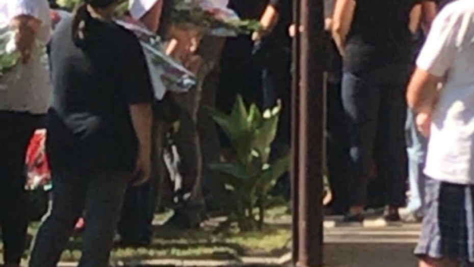 Jelena Karleuša na sahrani