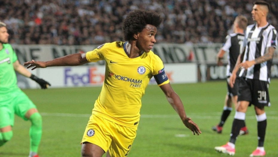 Vilijan na utakmici PAOK - Čelsi