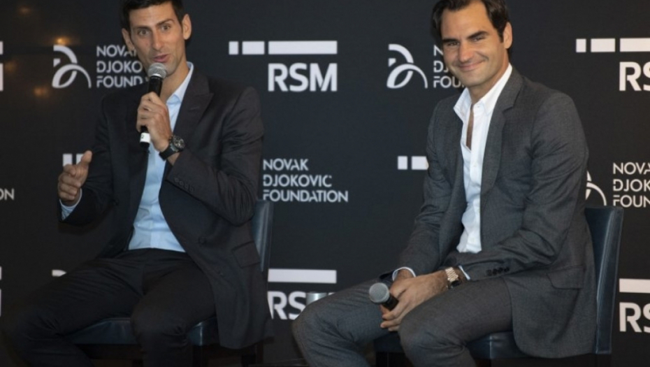 Novak Đoković i Rodžer Federer pred Lejver kup