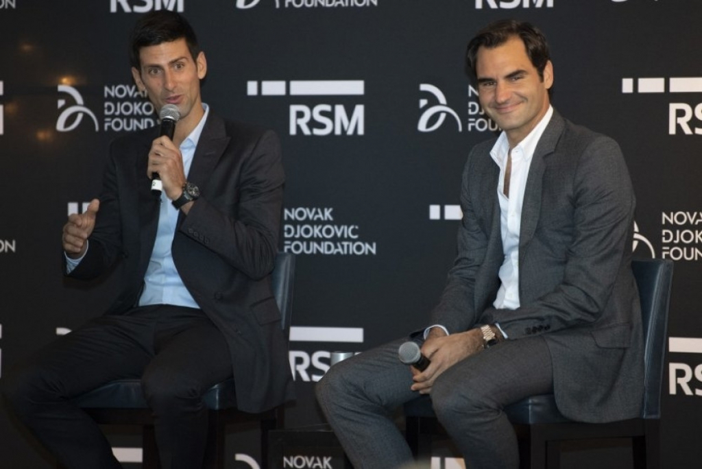 Novak Đoković i Rodžer Federer pred Lejver kup