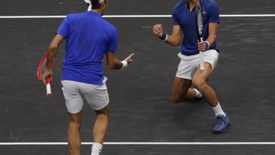 Novak Đoković i Rodžer Federer 
