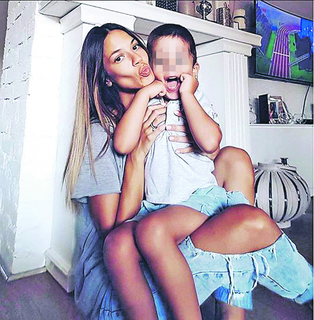 Danijela Amidžić sa sinom