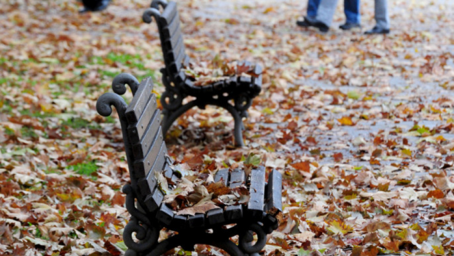 Jesen šetnja hladnoća