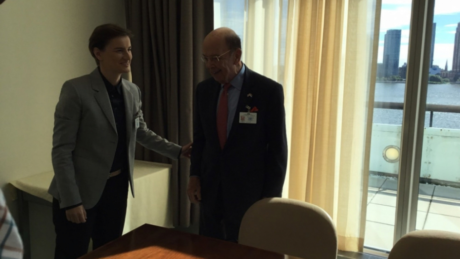 Ana Brnabić i Vilbur Ros