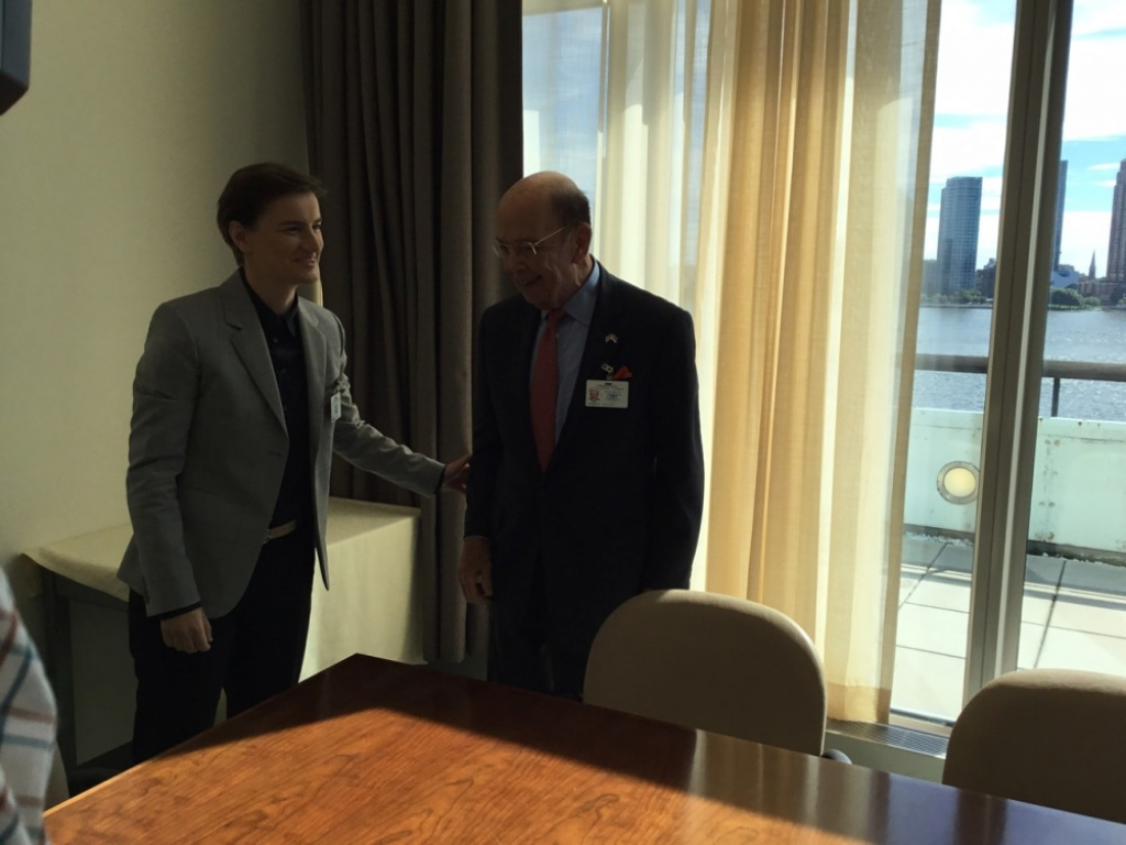 Ana Brnabić i Vilbur Ros