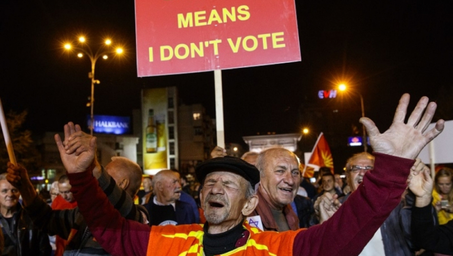 Makedonija, Skoplje, referendum