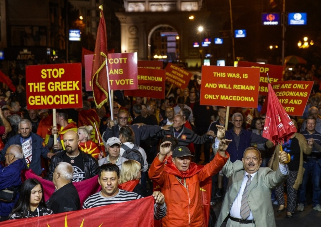 Makedonija, Skoplje, referendum