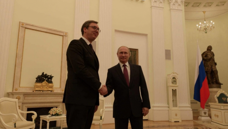 Aleksandar Vučić i Vladimir Putin