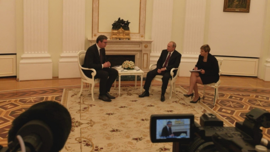 Aleksandar Vučić i Vladimir Putin